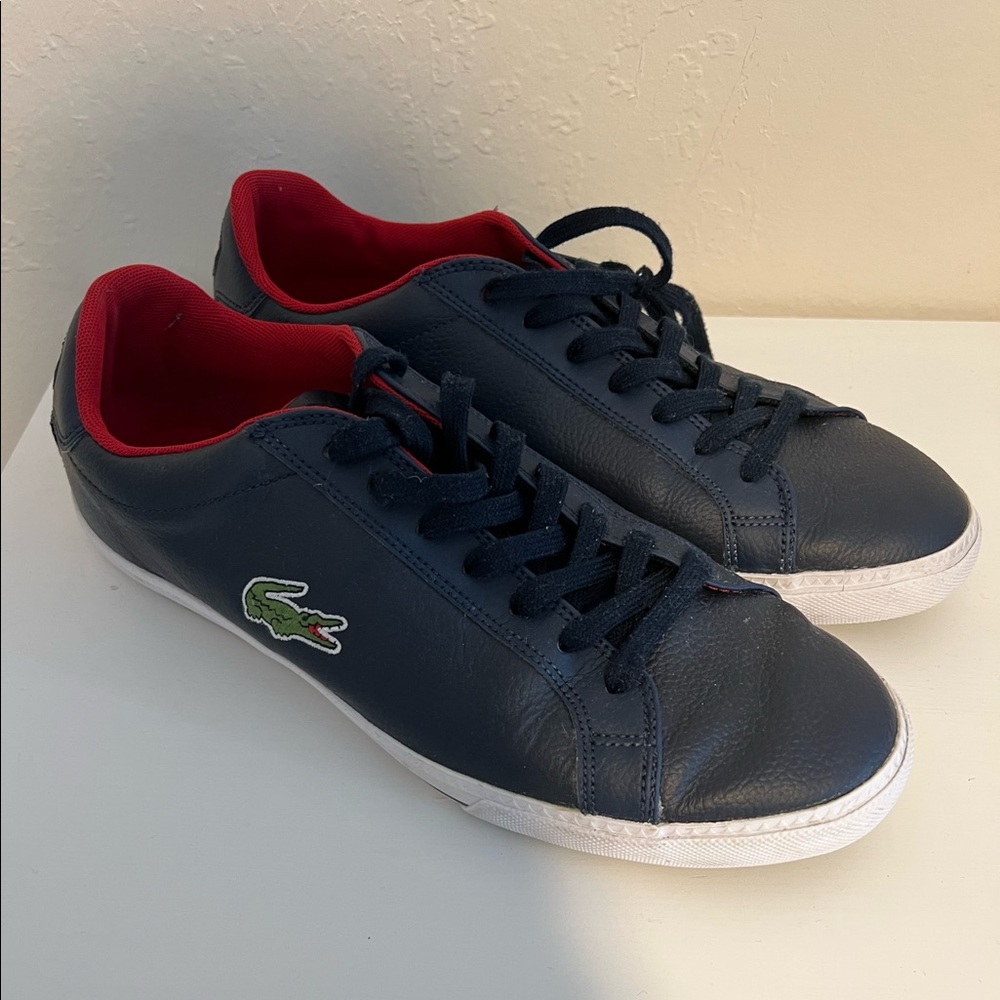 Lacoste - Blue Low Top Shoes